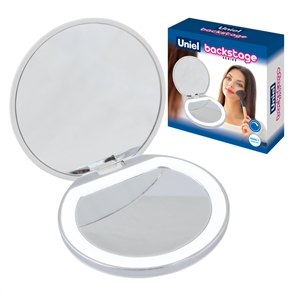 Зеркало кар с подсветкой с димм ULK-F72 DIM/REC акк Li-Ion 300мА бел Uniel... UL-00007898