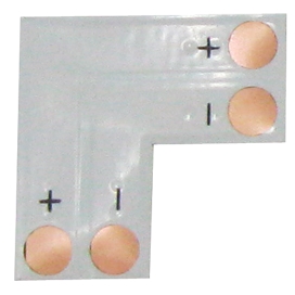 Коннектор 2-х конт. 8mm  для зажимн. разъема (уп.5шт) Ecola  L SC28FLESB