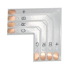 Коннектор 4-х конт. 10mm для зажимн. разъема (уп.5шт) Ecola  L SC41FLESB