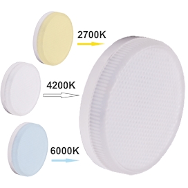 Лампа GX53 LED 7W 27х75 с измен. цв.темп мат  Premium.  Ecola,,, T5CT70ELC