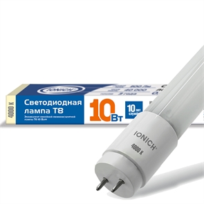 Лампа LED 10W G13-R 4000K (600 мм) IONICH UNIVersal 1509