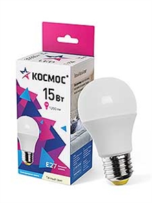 Лампа LED A60 15W E27 3000 Космос LkecLED15wA60E2730