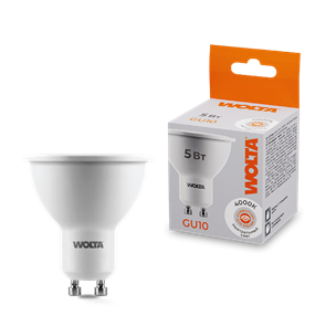 LED MR16 5W GU10 3000K Wolta 25YPAR16-230-5GU10