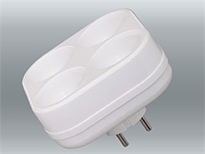 4Т Четверник 6А белый универсал. TOKER 202-140