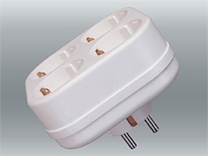 4Т4 Четверник 16А с/з белый TOKER 202-143