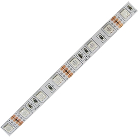 LED лента 5м 14,4W/m 12V IP20 10mm RGB 60Led/m Ecola P2LM14ESB
