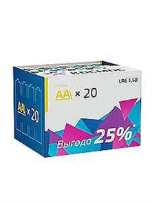 LR6 Box-20 Космос  (20шт)... KOCLR620BOX