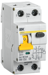 АВДТ 32 С32 (Автом. выкл. дифф. тока)  ИЭК MAD22-5-032-C-30