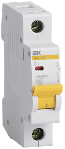 Автомат 1P  5А C 4,5кА  ВА47-29 ИЭК... MVA20-1-005-C