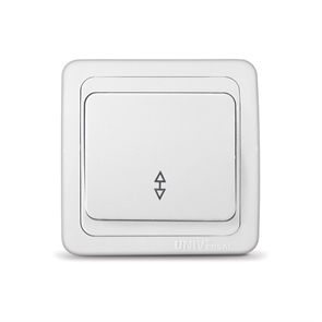 Выкл. 1кл проход. с/у бел. 