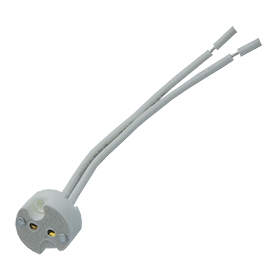 Патрон GU4/GU5.3 с проводом керамика ECOLA AB53LWEAY/AB53LWPAY