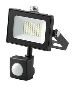 {{photo.Alt || photo.Description || 'Прожектор LED 30W с вынос. дат. движ. 6500K General IP65 2150лм GTAB-30вт...'}}