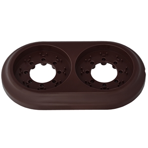 Рамка 2-местн. серия РЕТРО, (ЮЛИГ.735212.471 шоколад) ЮЛИГ.735212.471 шоколад