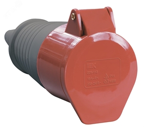 Роз. 3Р+РЕ 32А 380В IP44 (224) перен. ИЭК PSR22-032-4