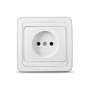 Розетка 1м с/у бел. 