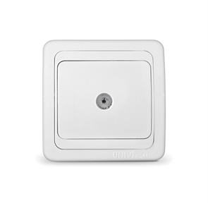 Розетка 1м ТВ с/у бел. 