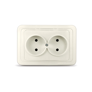 Розетка 2м с/у сл. кость 