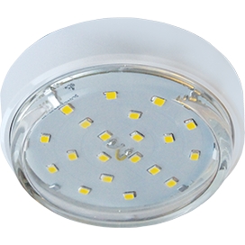 Свет-к GX53 DGX5318 накл. белый Ecola (18*88) FW53FFECD