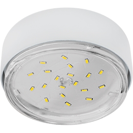 Свет-к GX53 FT8073 накл.белый 25*82 Ecola FW5380ECB