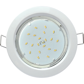 Свет-к GX53 H4 встр. бел. Ecola (38*106) FW53H4ECB FW53H4ECB