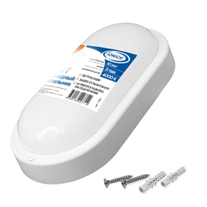 Свет. LED овал 12Вт 4000К ЖКХ eco 