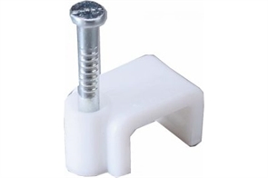 Крепеж д/каб. №7 прямоуг. в к-те с гвоздем (уп.-50шт) СПП-7 FORTISFLEX 49451 49451