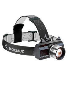 Фонарь налоб. H3WZoo с зумом, 3Вт, литий 1200mAh КОСМОС KocH3WZoo