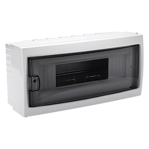 Бокс для открытой установки ЩРН 12 мод. прозрачн. дверца (КНО-12Д) КНО-12Д