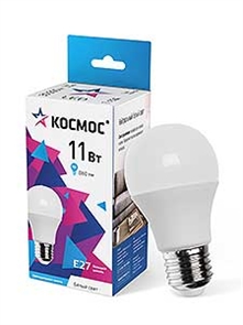 Лампа LED A60 11W E27 6500 Космос LkecLED11wA60E2765 LkecLED11wA60E2765