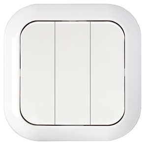 Выкл. 3-кл. СУ серия ГАРМОНИЯ, белый (С056-234) С056-234