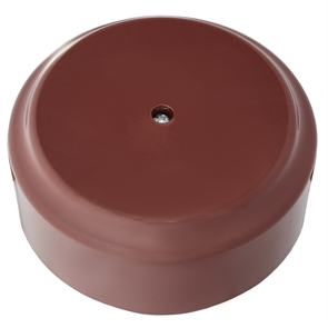 Монтажная коробка Ø80, ОУ без сальников серия РЕТРО, (КМ-450 коричневый) КМ-450 коричневый