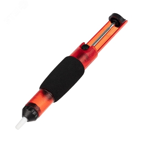 {{photo.Alt || photo.Description || 'Оловоотсос вакуумный экстрактор припоя, прозрачно-красный Rexant 12-0204'}}