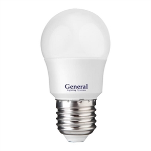 Лампа LED 7W E27 4000К шар General 660200 660200