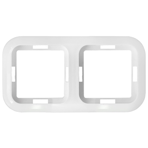 Рамка 2-местная серия ГАРМОНИЯ, белый (01БМ.735212.048) 01БМ.735212.048