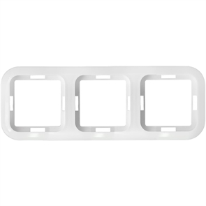 Рамка 3-местная серия ГАРМОНИЯ, белый (01БМ.735212.049) 01БМ.735212.049