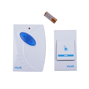 Звонок беспров. UDB-Q025 W-R1T1-16S-80M-WH  16 мелод.белый Volpe... UL-00002401