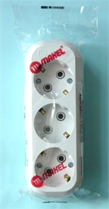 Колодка удл. 3гн с/з Makel 131 MGP 131 MGP