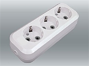 Колодка 3 гн. с/з 