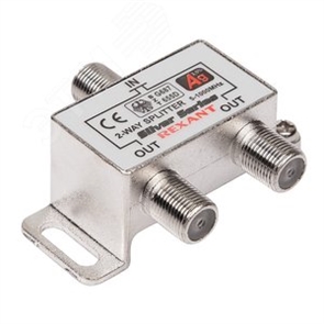 {{photo.Alt || photo.Description || 'Splitter 2ТВ под F+3шт F раз. 1000МГц REXANT Silver'}}