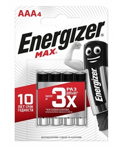 LR 03-4BL MAX(Classic) Energizer(4шт) (48упак.) 7638900438147