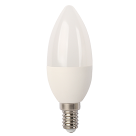 LED 8,0W 220V E14 6000K свеча (композит) 100x37 Ecola C4LD80ELC