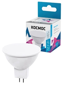 Лампа LED JCDR 10.5W 220V GU5.3 6500 Космос LkecLED10.5wJCDRC65