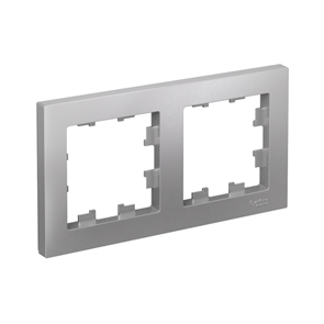 Рамка 2м универс. алюминий SE AtlasDesign ATN000302