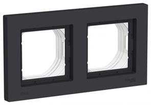 Рамка 2м карбон IP44 AtlasDesign Aqua  ATN441002