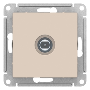 Роз. ТВ коннектор мех. бежевый SE AtlasDesign ATN000293