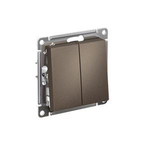 Выкл. 2кл мех. мокко SE AtlasDesign ATN000651