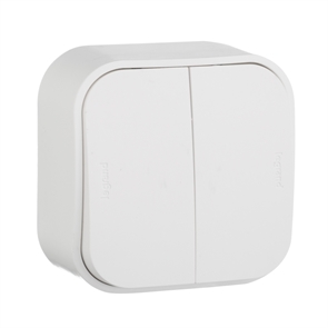 Выкл. 2кл о/у бел. LR Quteo 782202