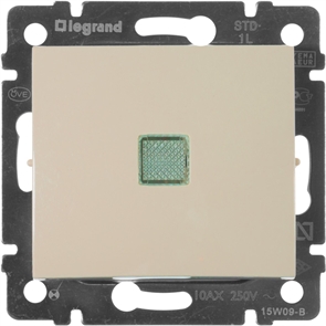 Выкл. 1кл свет крем LR Valena 774310