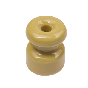 Изолятор для наружного монтажа R, керамика, песочное золото (50 шт/уп)  R1-551-019-50 R1-551-019-50