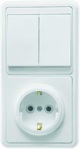 БКВР-032 Блок (2кл.выкл.+роз. с/з)... БКВР-032